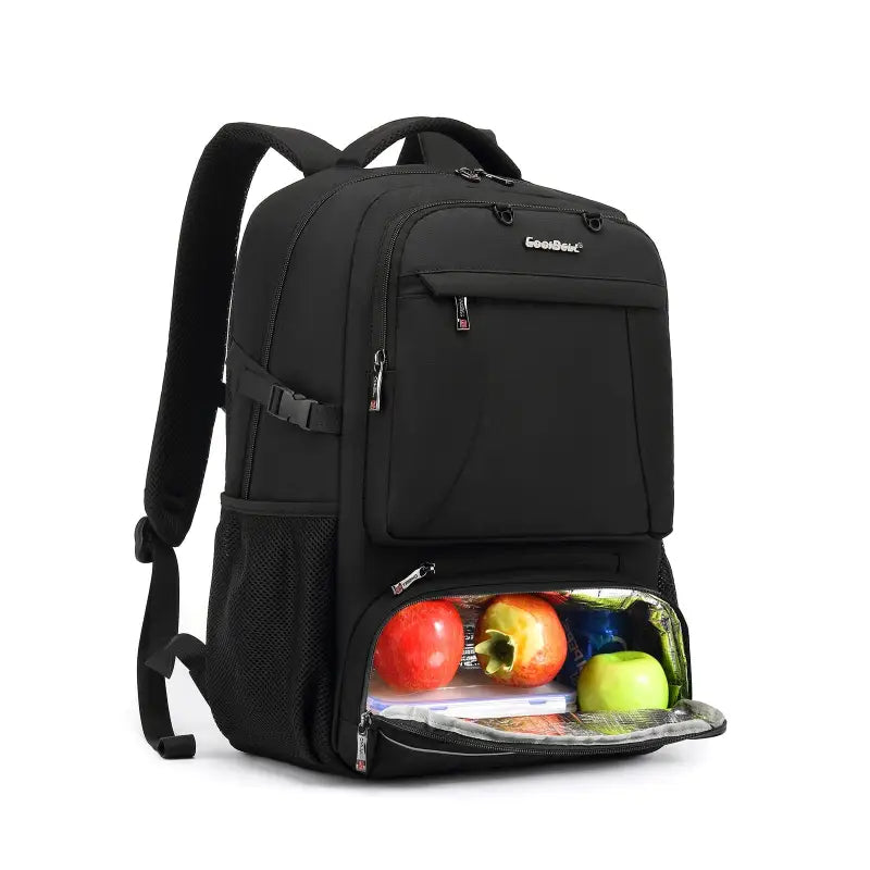 Lunch Bags with Laptop Compartment - Black / 15 inches