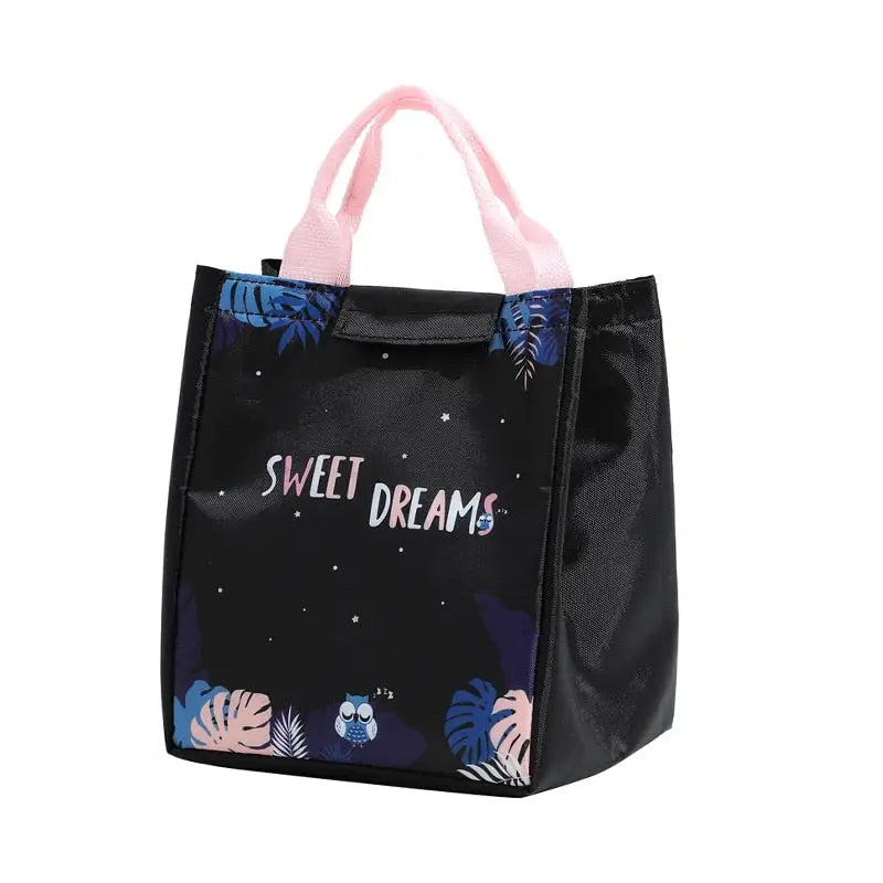 Lunch Bags with Snack Container - Black