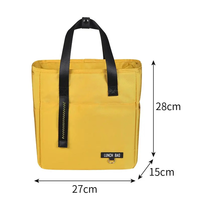 Lunch Boxes Bag - Yellow-L