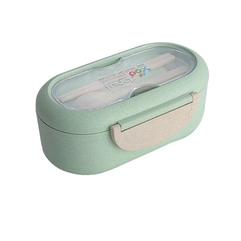 Lunchbox With Utensils - Green