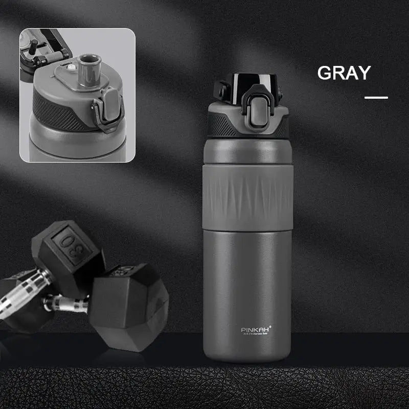 Luxurious Coffee Thermos - 460ml / Gray