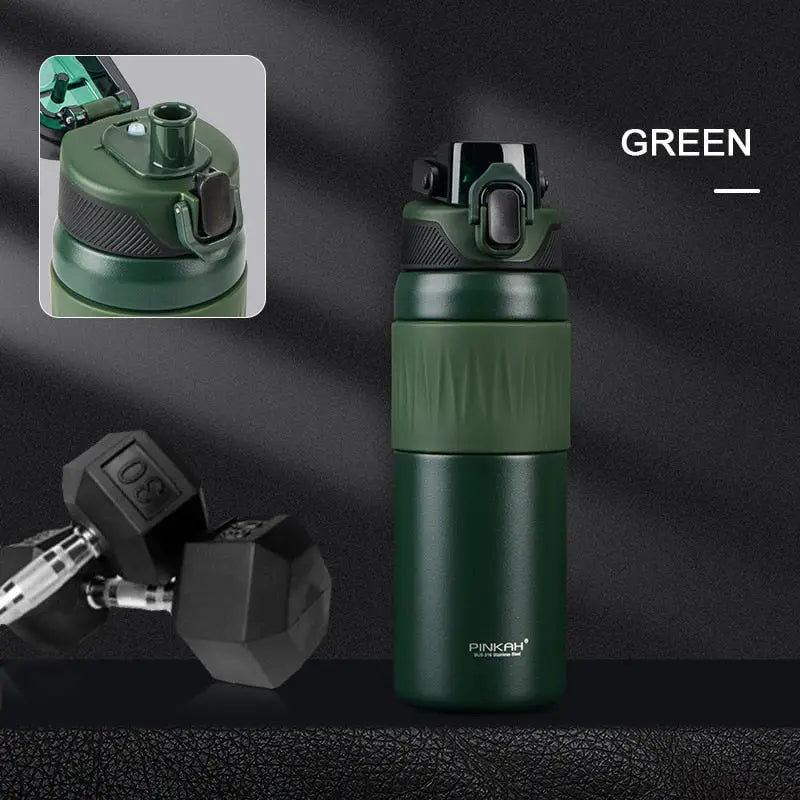 Luxurious Coffee Thermos - 460ml / Green