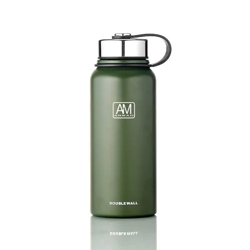 Luxury Insulated Tea Thermos - 0.61L / Army Green