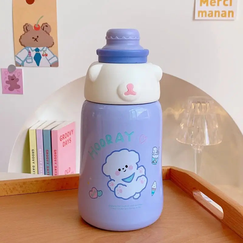 Macaroon Kids Water Bottle - 1130ml / Blue