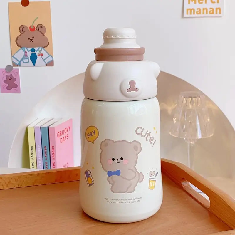 Macaroon Kids Water Bottle - 1130ml / Khaki