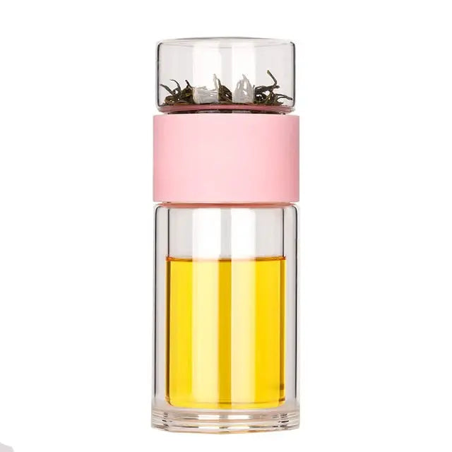 Mini Thermos for Tea - Pink