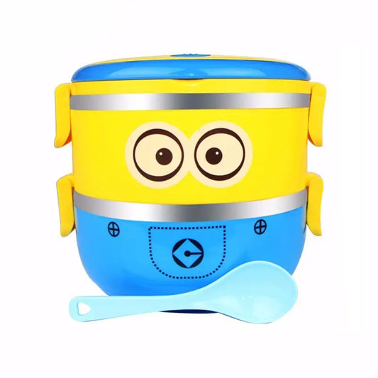 Minion Lunchbox - 2 Layer Yellow / China