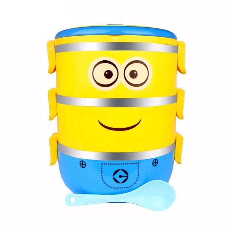 48 Wholesale Minions Metal Lunch Boxes - at 