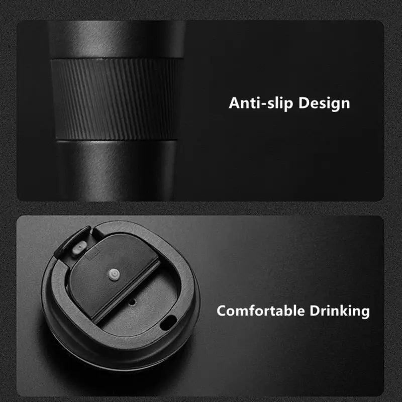 Non-Slip Coffee Thermos Mug