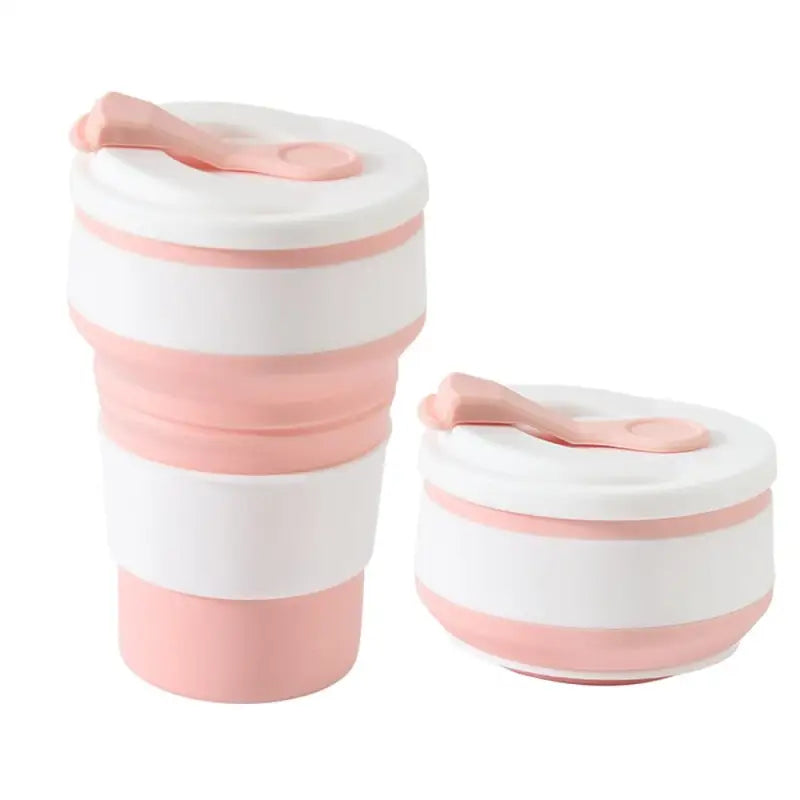 Pocket Size Collapsible Water Bottle - Pink