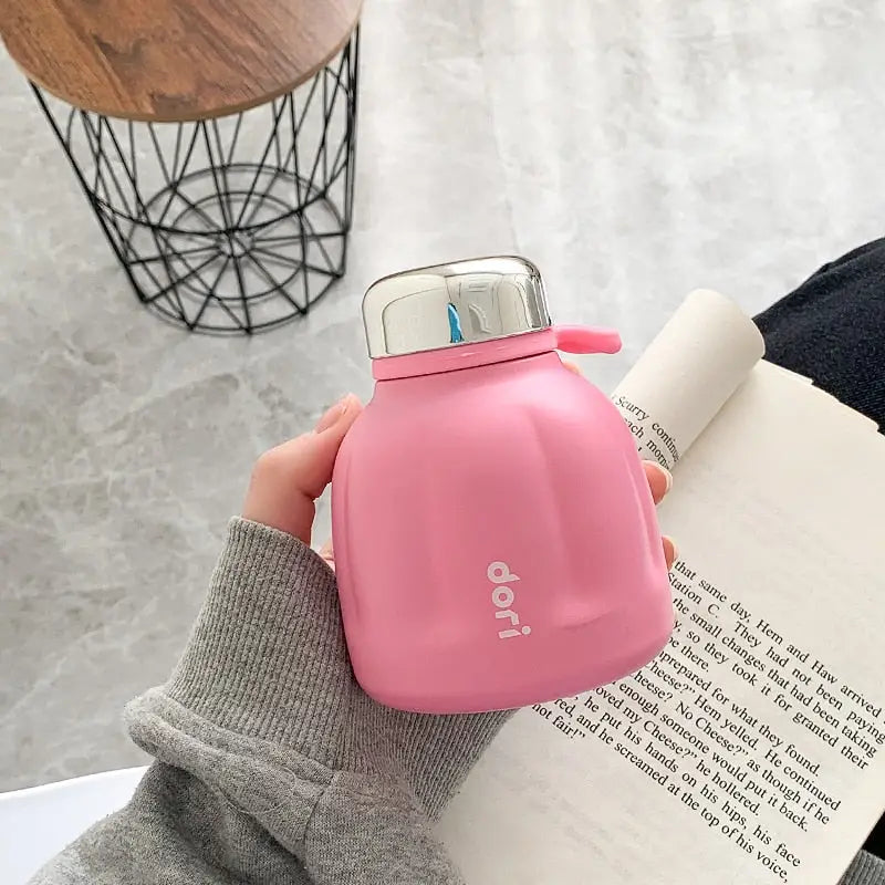 Portable Fat Tea Thermos - 250ml / Pink