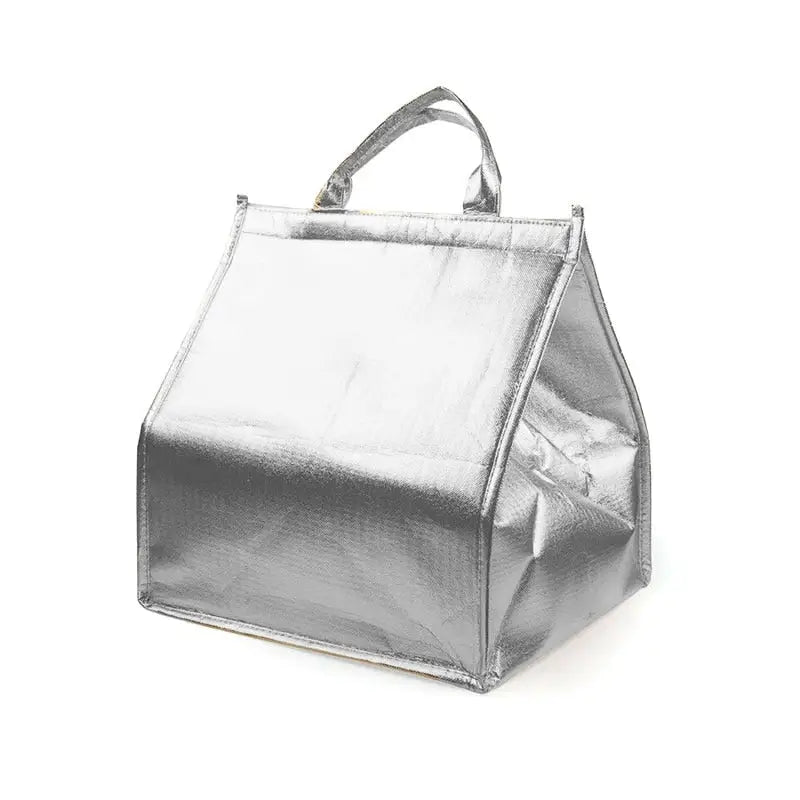 Portable Food Delivery Bags - Silver / 25x25x30cm