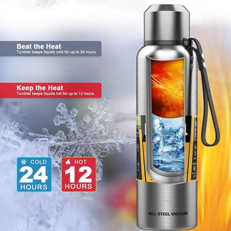 Portable Stainless Steel Water Bottle