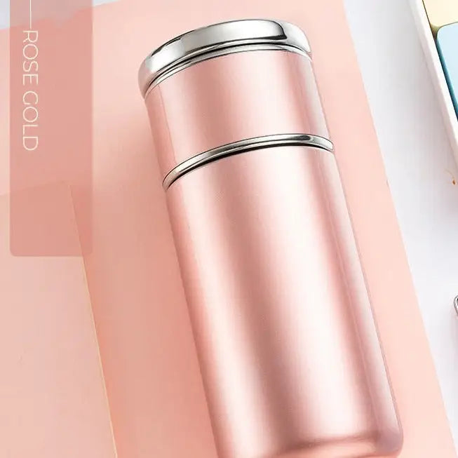 Portable Vacuum Coffee Thermos - 200ml / Rose Gold