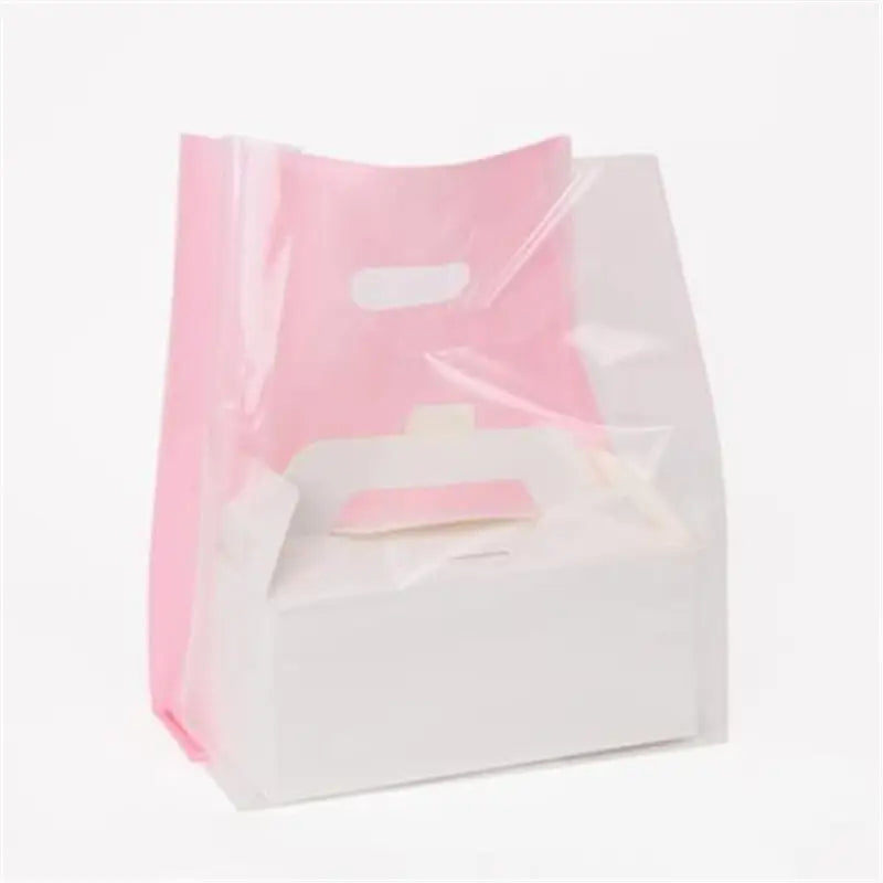 Restaurant Takeaway Bags - Pink / 20x30x12cm