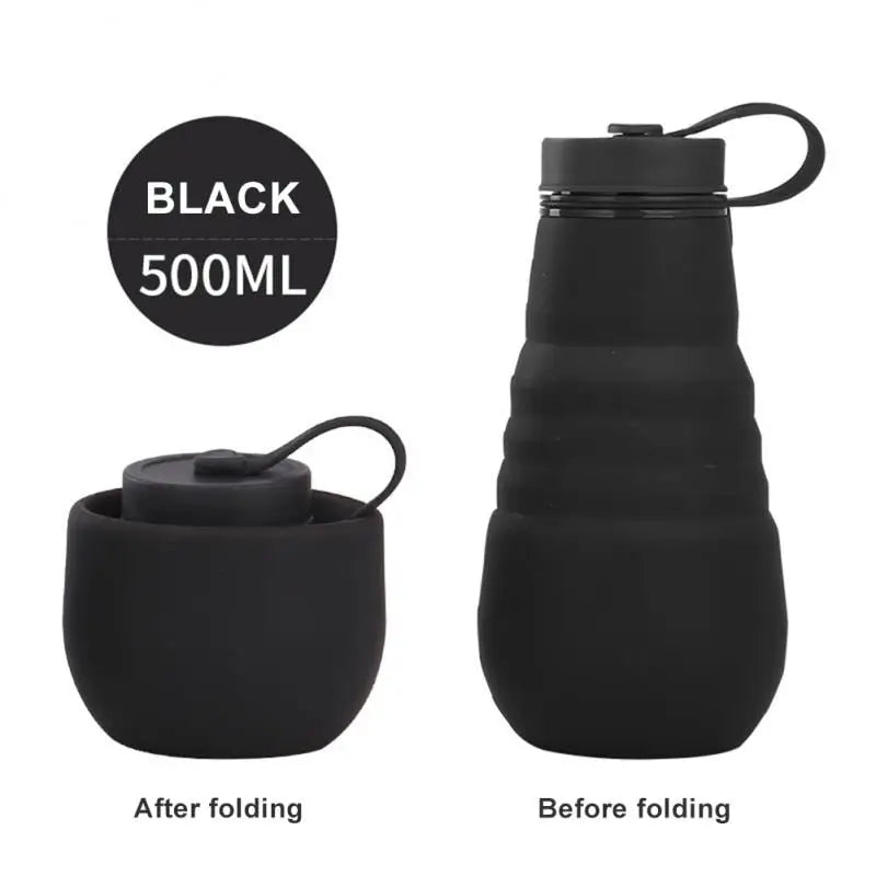 Retractable Collapsible Water Bottle - United States / 500ML