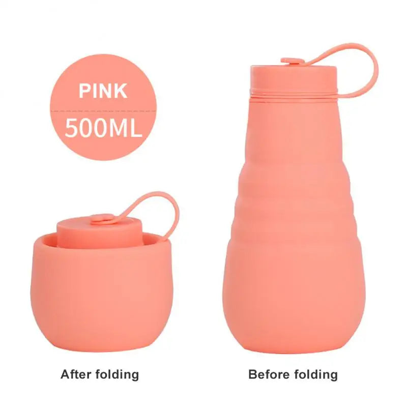 Retractable Collapsible Water Bottle - United States / 500ML