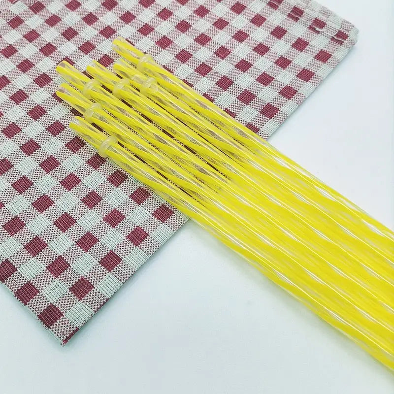 Reusable Plastic Straws - Yellow