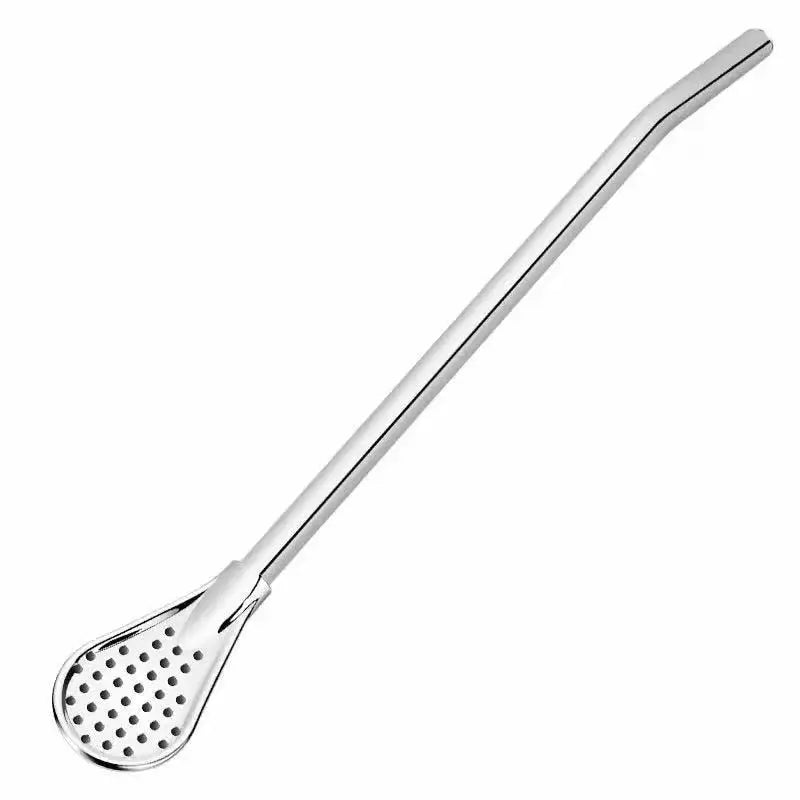 Reusable Straw with Spoon