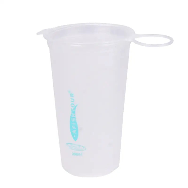 Running Cup Collapsible Water Bottle - White