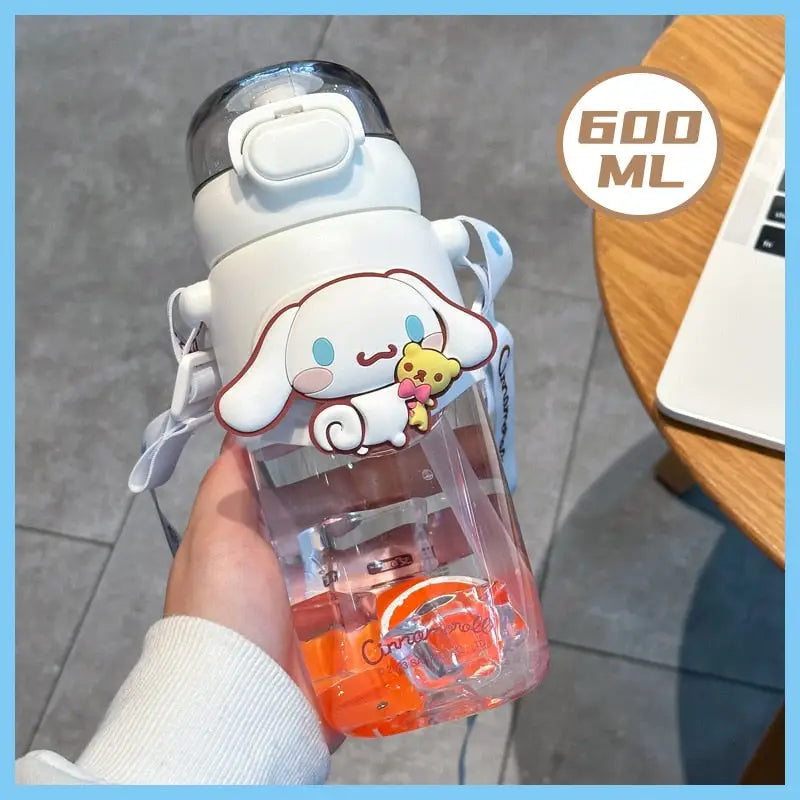 Sanrio Kids Water Bottle - 600ML Cinnamoroll