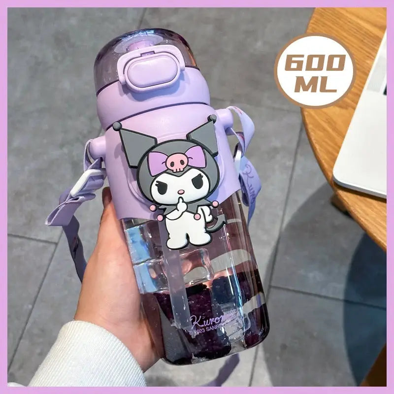 Sanrio Kids Water Bottle - 600ML Kuromi