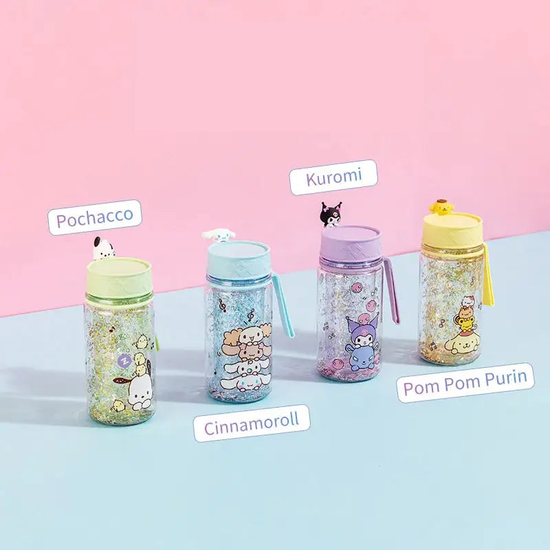 Sanrio Transparent Kids Water Bottle
