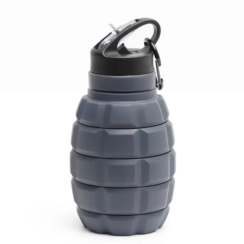 Silicone Cycling Collapsible Water Bottle - 580ml / Light