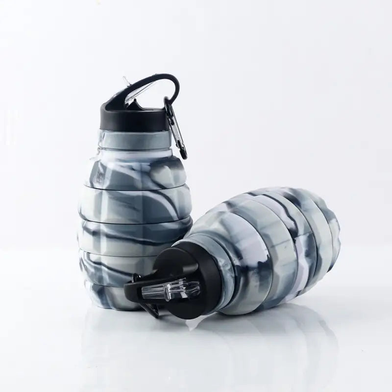 Silicone Cycling Collapsible Water Bottle - 580ml /