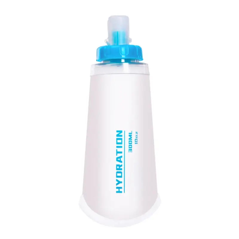Silicone Hiking Collapsible Water Bottle - Transparent 300ml