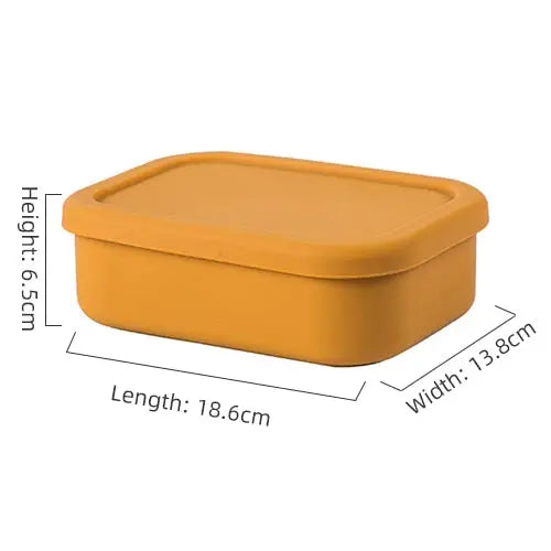 Silicone Lunch Box - Yellow