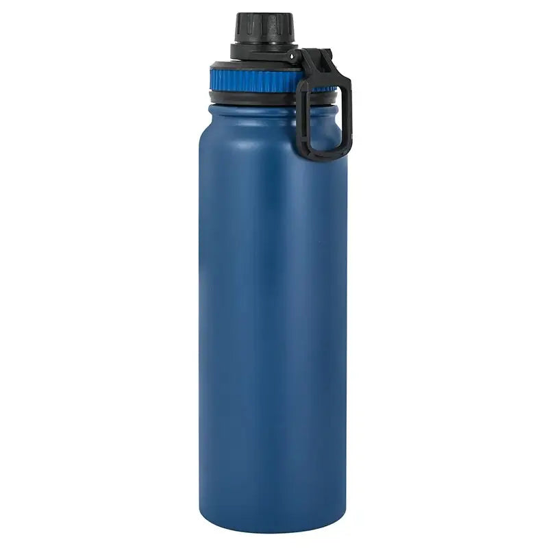 Simple Stainless Steel Water Bottle - Blue / 600ml