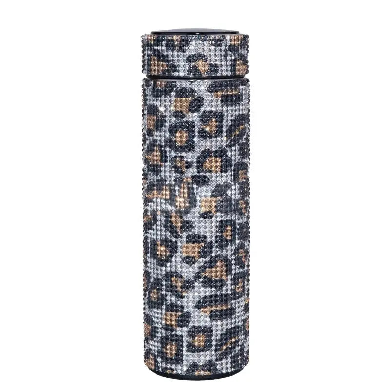 Smart Coffee Thermos - 500ml / Leopard Gold