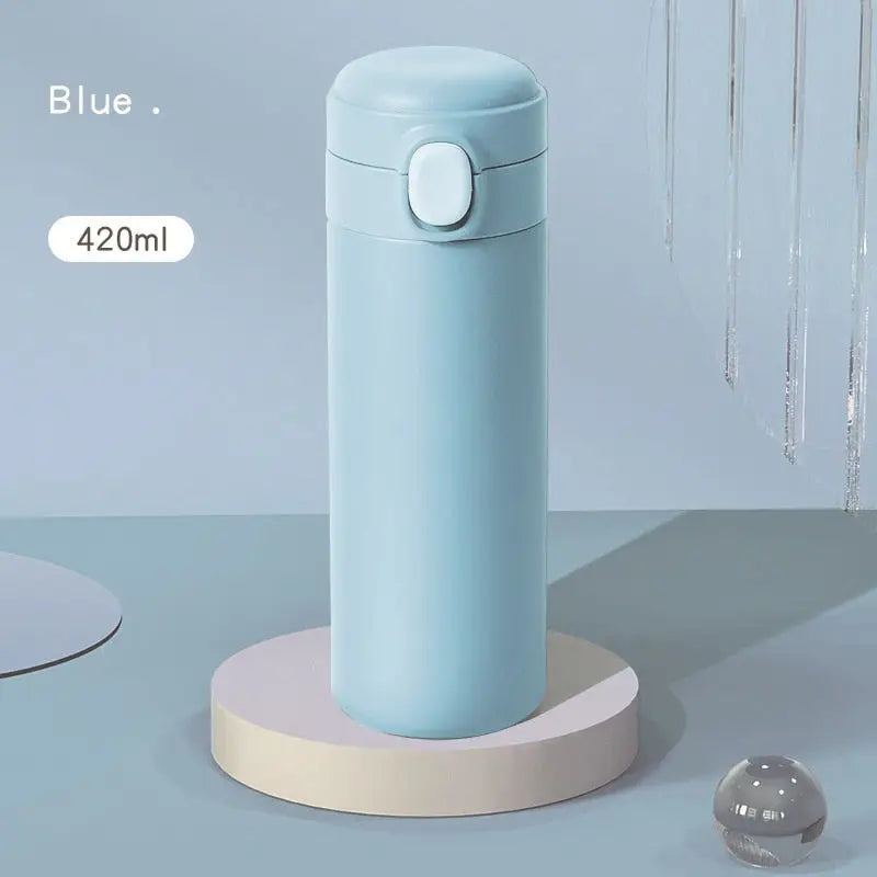 Smart Stainless Steel Water Bottle - Blue / 320ml