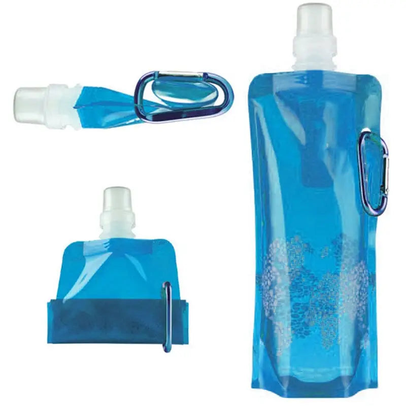 Soft Flask Collapsible Water Bottle - Blue
