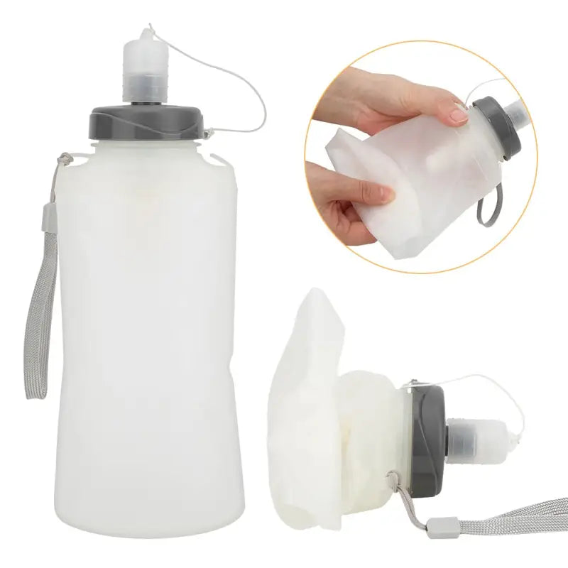 Soft Foldable Collapsible Water Bottle