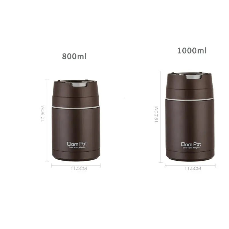 Soup Thermos Container - Coffee / 1000ml