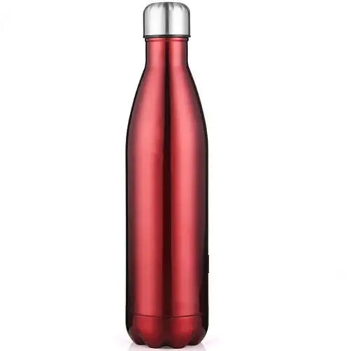Stainless Steel Insulated Water Bottles - 750ml / Red