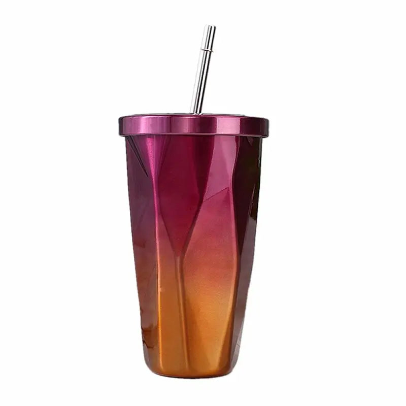 Stainless Steel Mug Cup Water Bottle - Pink / 500-600ml