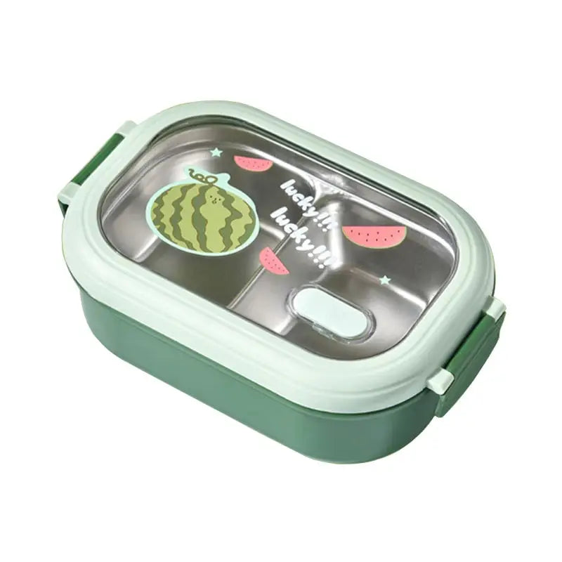 Stainless Steel Snack Containers - Green / 1000ML