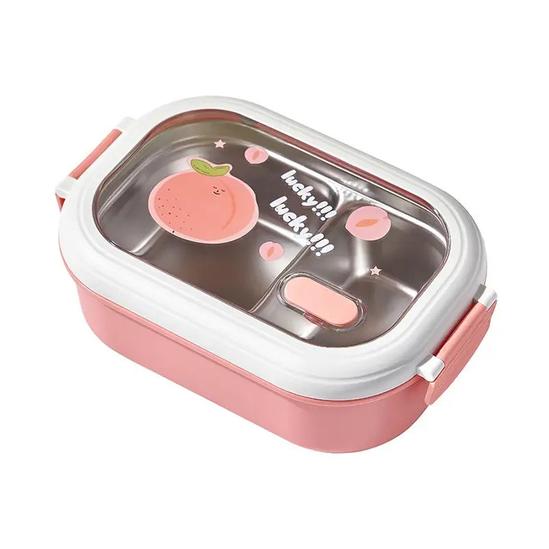 Stainless Steel Snack Containers - Pink / 1000ML