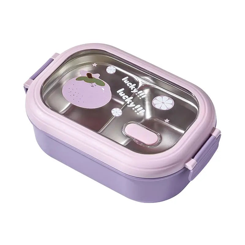 Stainless Steel Snack Containers - Purple / 1000ML