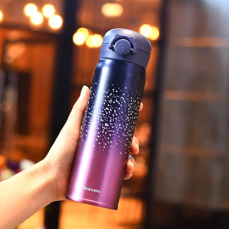 Starry Stainless Steel Water Bottle