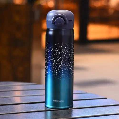 Starry Stainless Steel Water Bottle - Blue