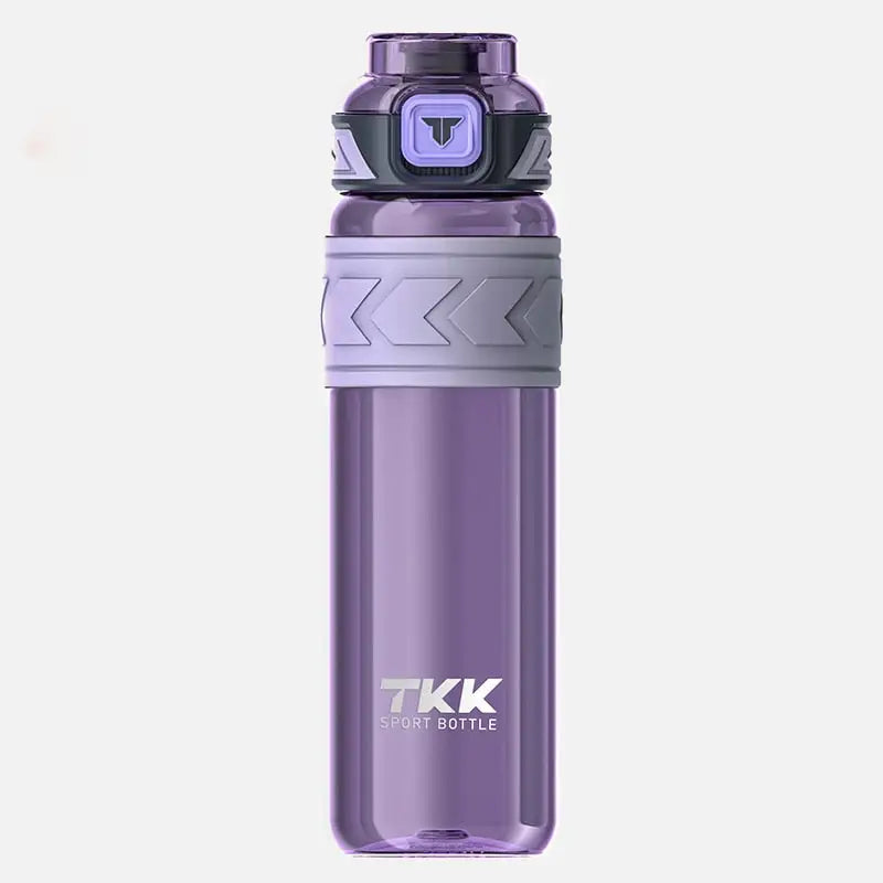 Straw Cup Sports Water Bottle - 600ml-20oz / Purple