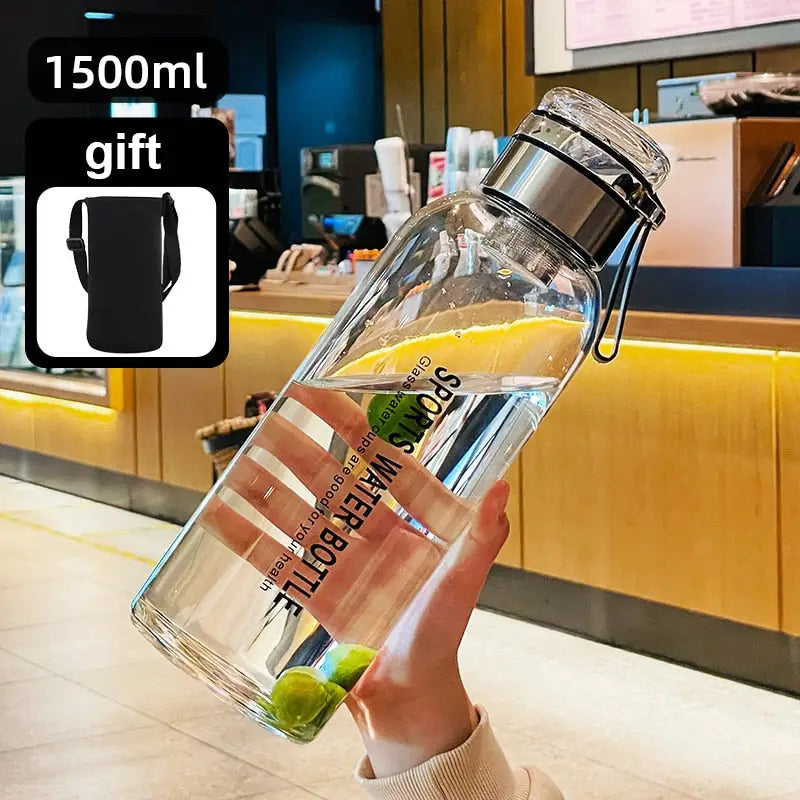 Tea Glass Water Bottle - 750ml-2000ml / 1500ml Short
