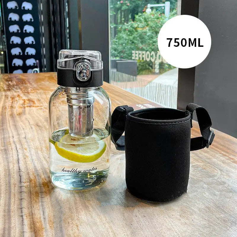 Tea Glass Water Bottle - 750ml-2000ml / 750ml Long