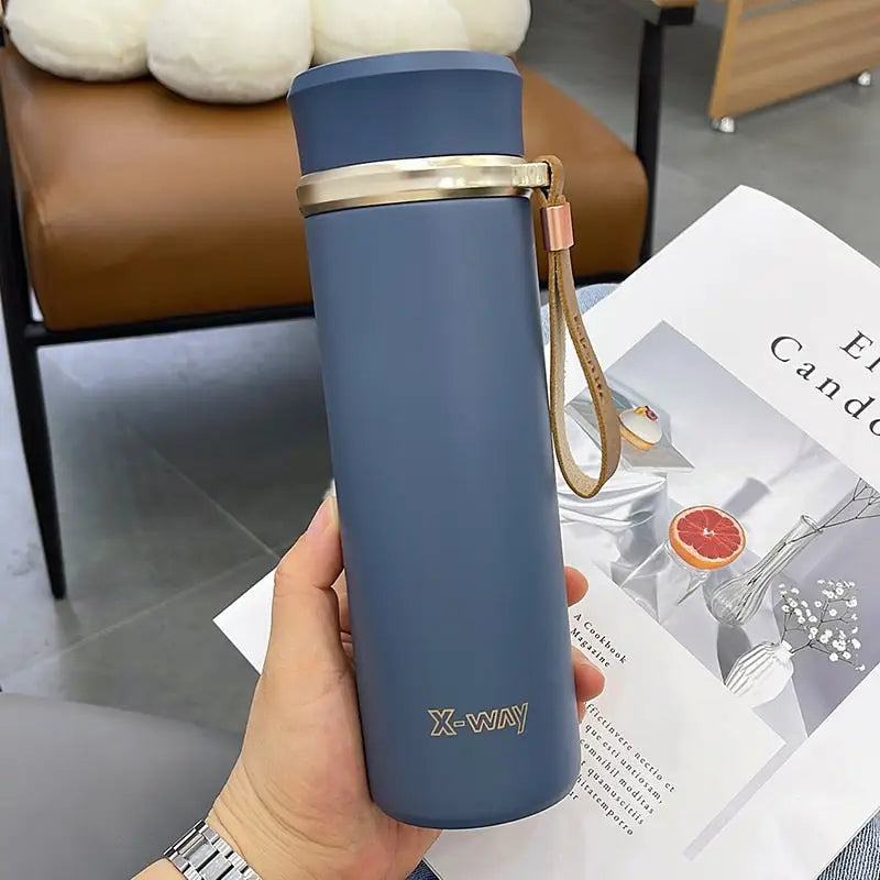 Tea Thermos with Filter - Blue / 450ml