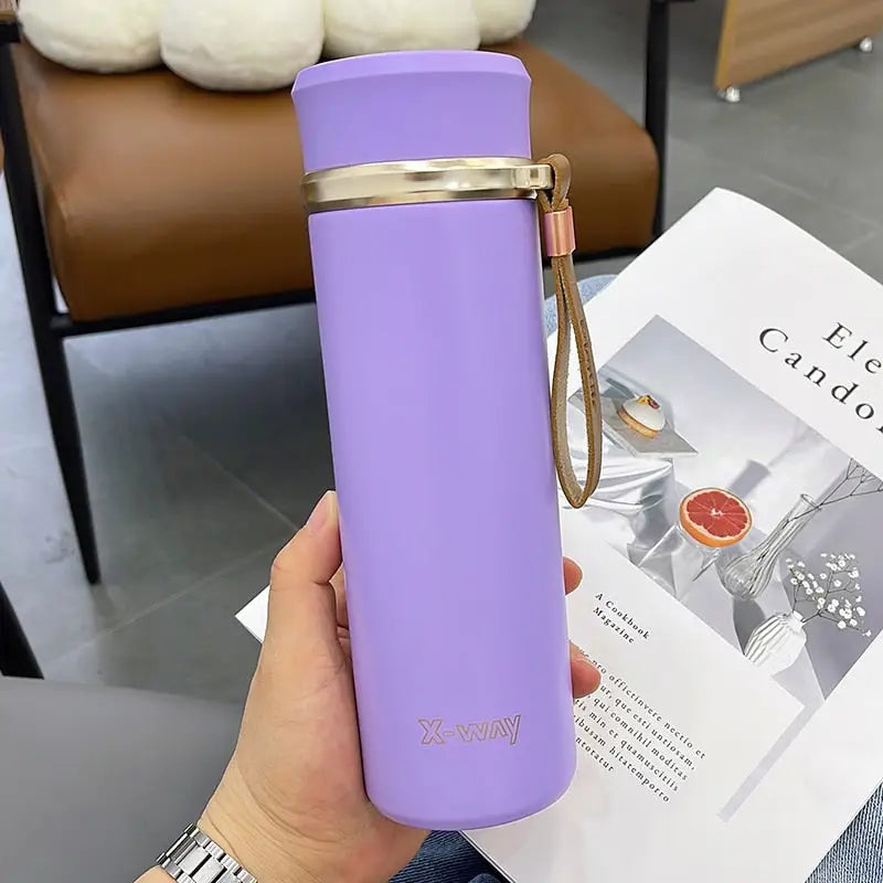 Tea Thermos with Filter - Purple / 450ml
