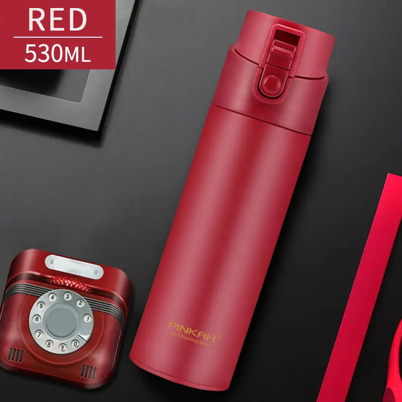 Thermos Tea Cup - 530ml / Red